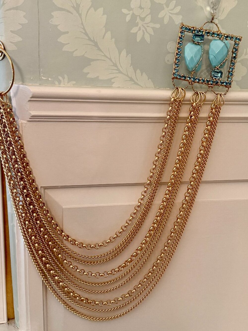 💋 Curtain Drapery Tieback | Handmade Milan, Italy | Only One Available
